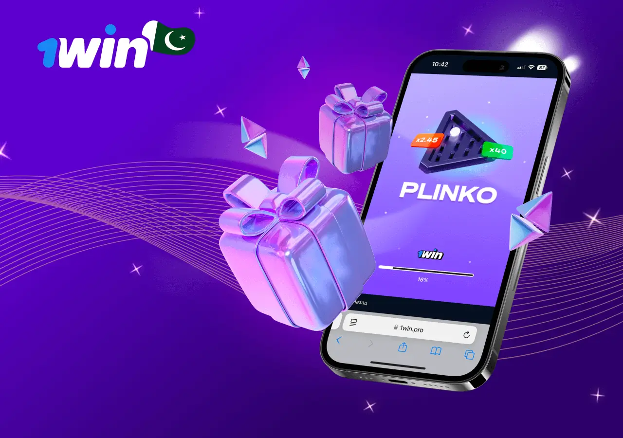 Bonuses offered for playing Plinko 1win